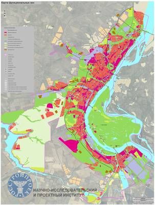 Карта зонирования волгоград